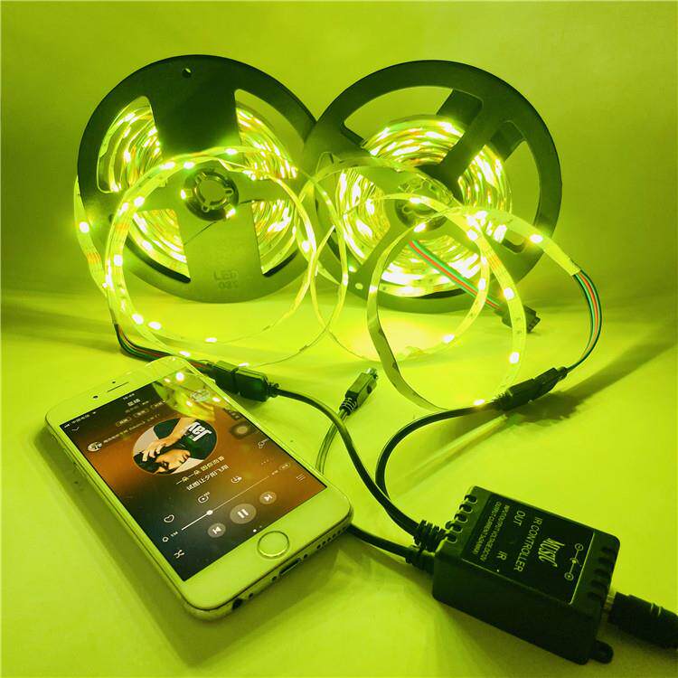 GLED505一套拖二灯带套装低压125050-RGBV30灯七彩RB变色灯0带节