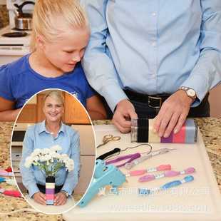 十字绣套装 批发AC236 热销100色十字绣线工具竹绣棚绣圈套装