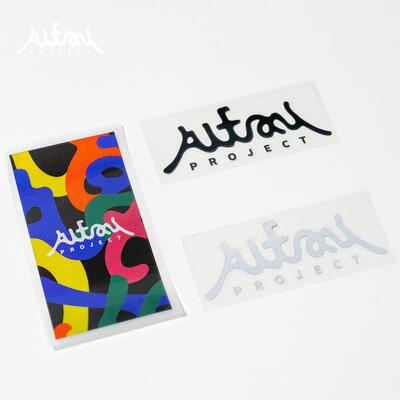 Altay Project滑雪板贴纸板贴安全帽贴纸汽车贴滑板贴画 画反光防