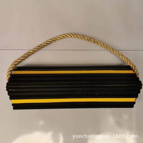 大号橡胶轮档10kg一个长45cm可裁切飞机轮阻可水洗可雨淋