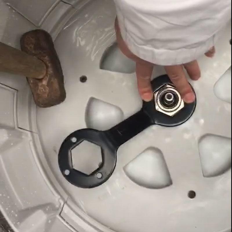 洗衣机离合器拆卸扳手专用套筒松下小天鹅内桶波轮盘拆螺母维修