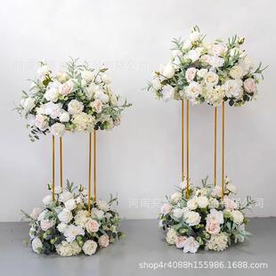 仿真花架成品花球套装4S店交车活动仪式装饰婚礼展台布置路引花