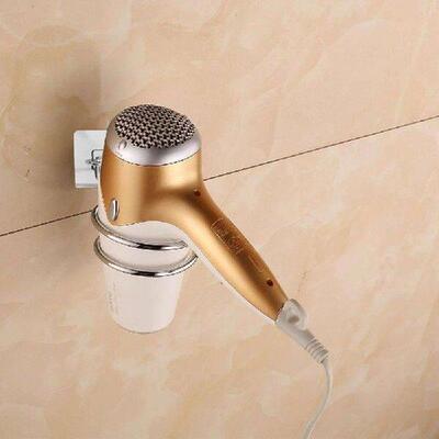 Hairdryer Holder Spiral Wall Mounted Hair Dryer Storage