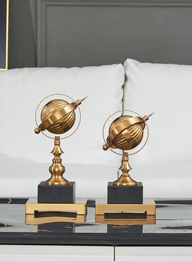 意金属地球仪摆件办公室板高桌书房桌面老家居摆设商BJ-0058创务