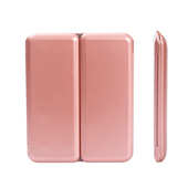 三面折叠智能 补5x灯带化妆镜led3x光镜新品 台式 logo放大灯