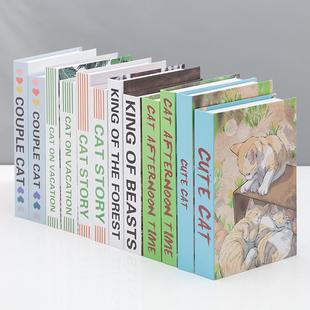 儿童绘画 画类假书彷真书摆件样板间道具模型书套幼儿园创意摆设