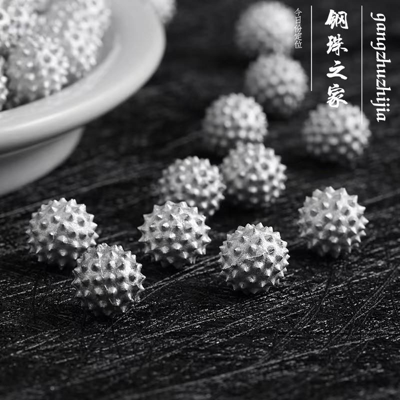 零售新品8.5.9.10mm免邮钢珠弹弓专用锌钢珠高精密刺球钢球