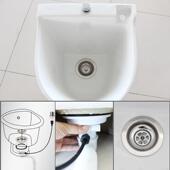 排天力台控拖陶布池下水Talea器瓷盆拖把池去水器线控水配件XK371