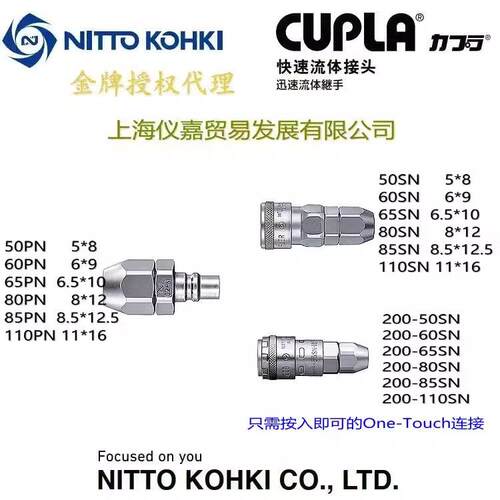 日东快速接头NITTO KOHKI日东工器快速接头 200-80SN SS SG