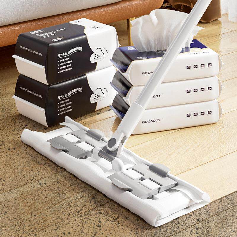 【官方正品】静电除尘拖把家用一次性拖布一拖净懒人免手洗2026新