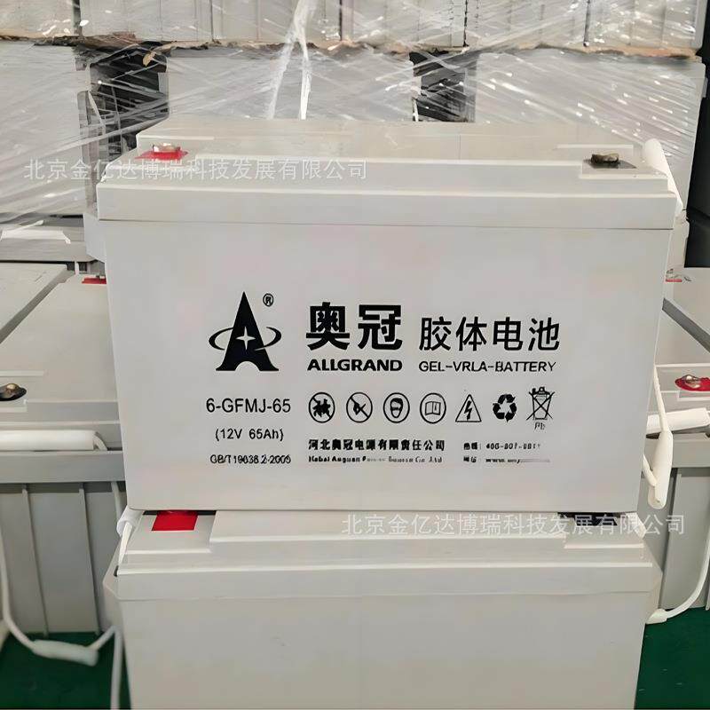 12V胶体蓄电池6-CNFJ-100奥冠12V100AH太阳能风能路灯交通监控