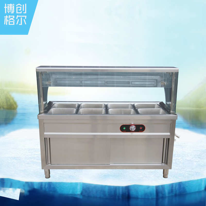 商用不锈钢保温台 小型台式加热汤池饭店热菜保温车食堂售饭车