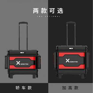 雷臣2023新款钓箱拉杆箱大轮超硬加厚钓鱼桶全套一体多功能装鱼桶