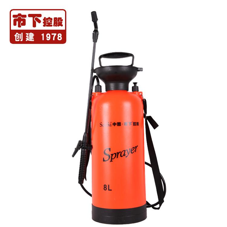 3-8L家用清洁喷水壶园艺浇花洗车肩负式喷雾器塑料气压喷壶