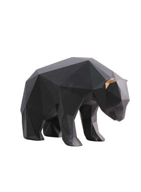 现代北欧简约动物小摆件萌宠家居装饰品客厅电视柜玄关摆设工艺品