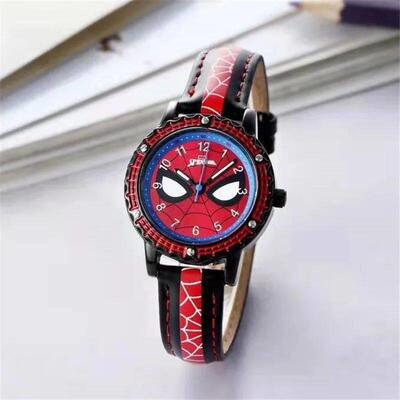 Children Cartoon Watch Boy Primary School Student Clock Spid