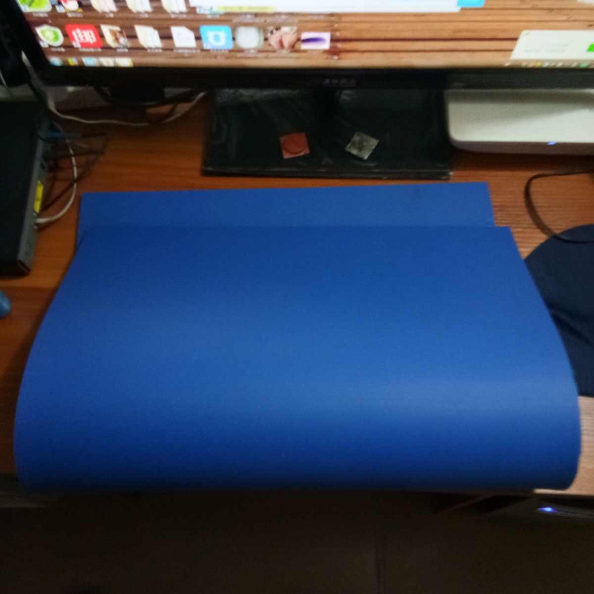 厂家直供50*50CM*8MM硅胶发泡板 烫画机垫 烫画机硅胶垫蓝色