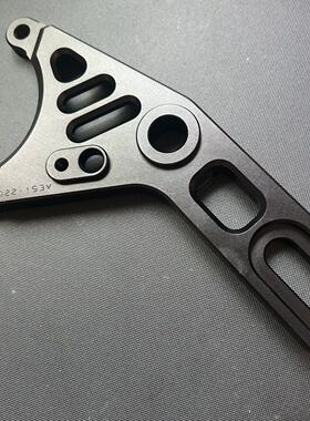 适用于 于极核AE5ipro电动车AE5改装螃蟹卡钳碟盘220煞车转接码直