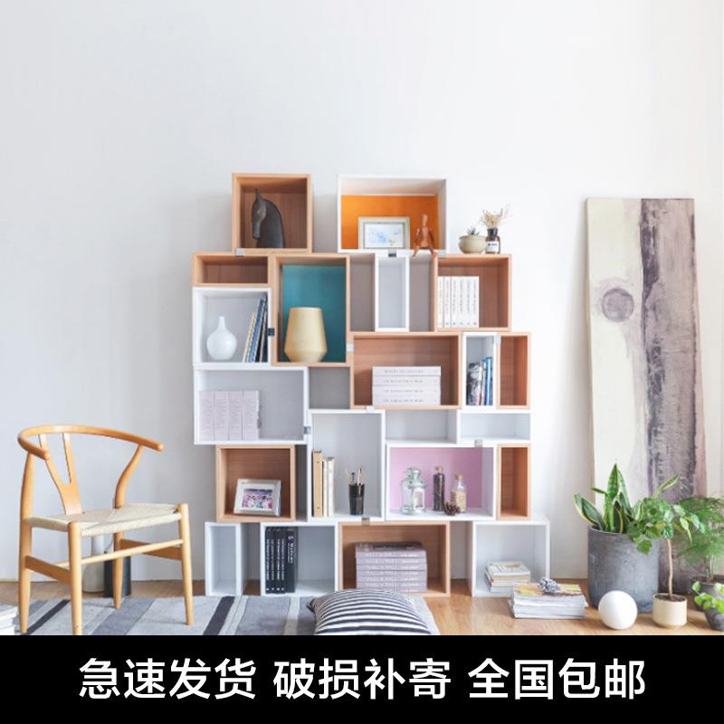 储物柜格pp-45450子柜由组合墙柜收纳箱落地柜桌自面小子儿童隔断