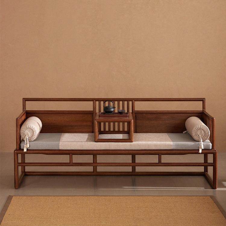 新中式罗汉床沙发组合现代简约家具榻榻米贵妃客厅床榻坐卧实木