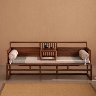 新中式罗汉床沙发组合现代简约家具榻榻米贵妃客厅床榻坐卧实木