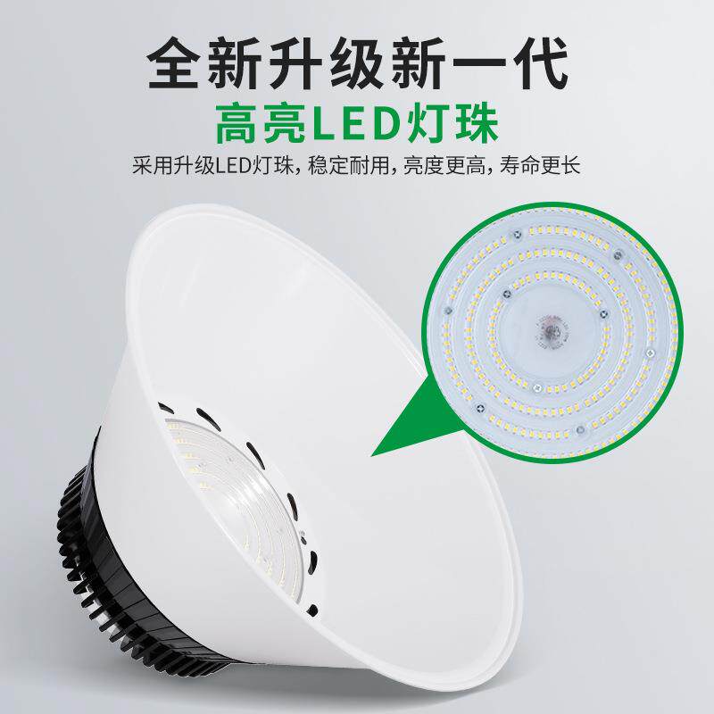 工矿灯led厂房灯车间仓库工厂商场灯足瓦天棚灯照明吊灯led高亮