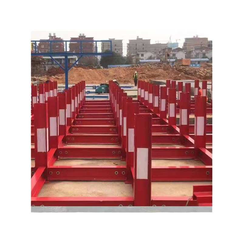 钢筋堆放架钢筋支架钢筋卸料氟碳材料堆放平台施工钢筋堆放场