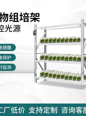 植物培养架光照培养架蔬菜育苗架灯架不锈钢货架LED带灯组培架