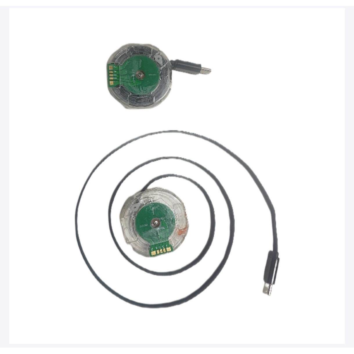 单向单拉伸缩线套件DIY卷线器模块带板单边拉伸自动收纳线组件TypeC车载充电器配件