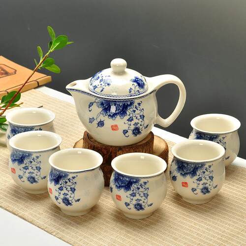 正品中式茶简具整套双层隔o热茶具夫茶具约家用套装功定制lgo