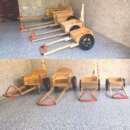 狗拉车可坐人载人木板车老式 狗拉车狗狗专用小拉车人坐遛狗车其他