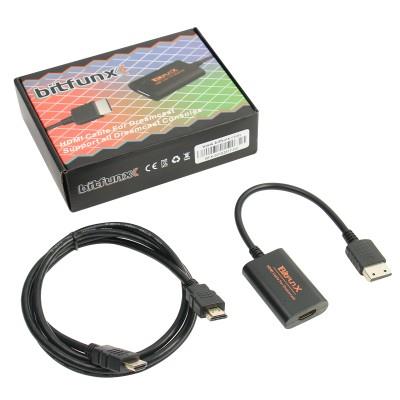 宏特维世嘉dc游戏机Dreamcast hdmi高清转换器1080p现货