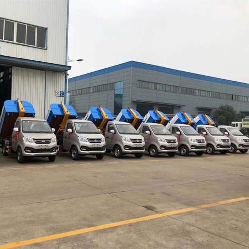 移动三方垃圾箱 车厢可卸式垃圾箱 桶装垃圾清运车价格