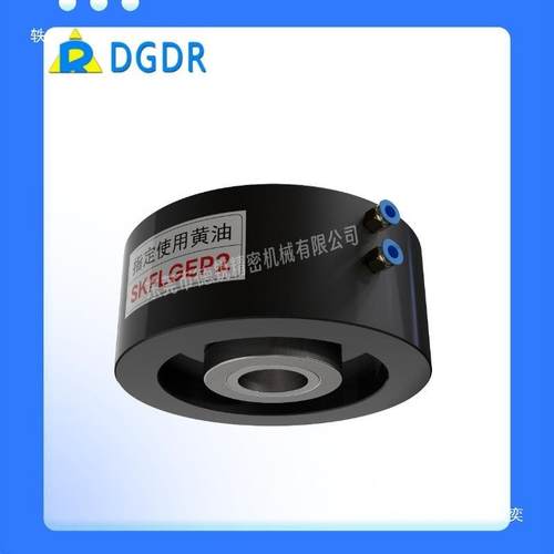 夹盘具前推S式大孔气动卡DH不RVF旋通转中空气压夹头