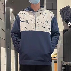 adidas阿迪达斯高尔夫服装golf连帽卫衣男春秋外套GR3123原799