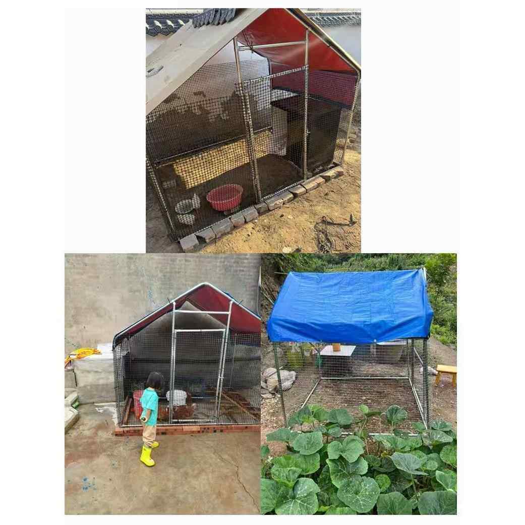 户外养殖棚养鸡防村雨鸡窝OXH室外家禽鸡笼鸭棚棚鸽舍家用组装农