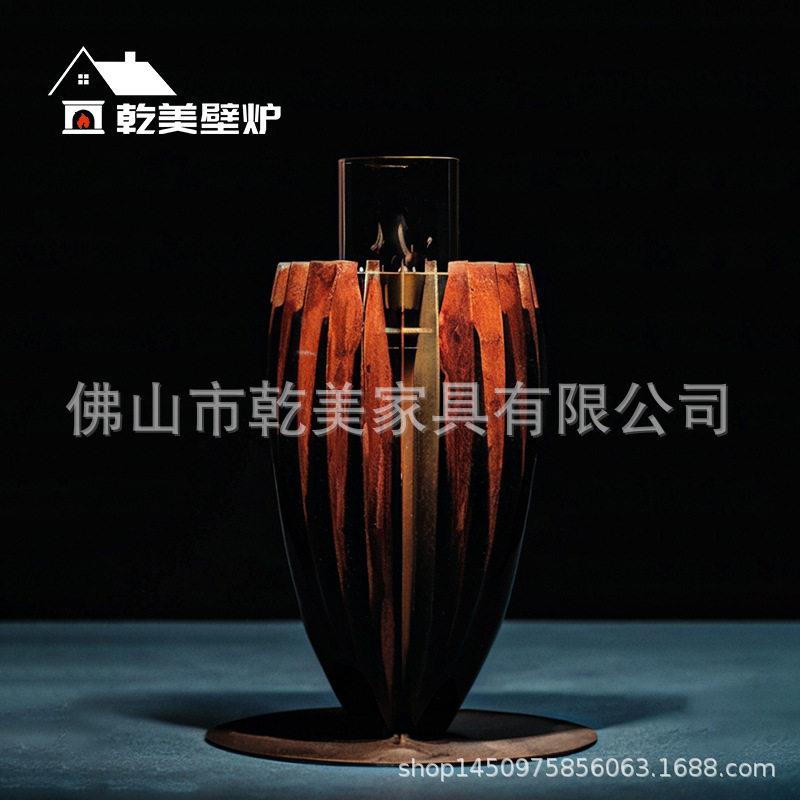 乾美罗马立式真火酒精壁炉轻奢室内户外景观艺术真火酒精取暖壁炉