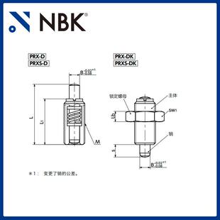 推压型分度柱塞 NBK PRX 机械零配件厂家直供 钢制带旋钮