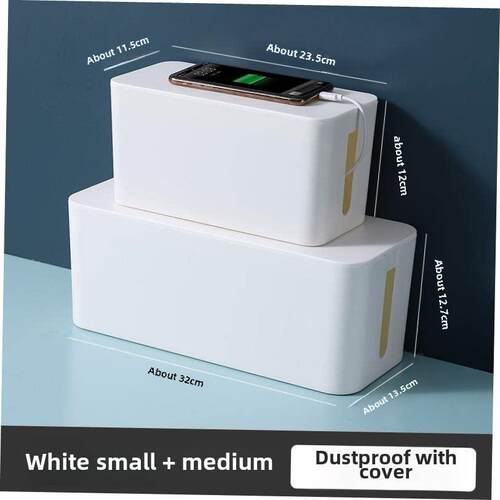 cable box organizer tv storage wire socket line management