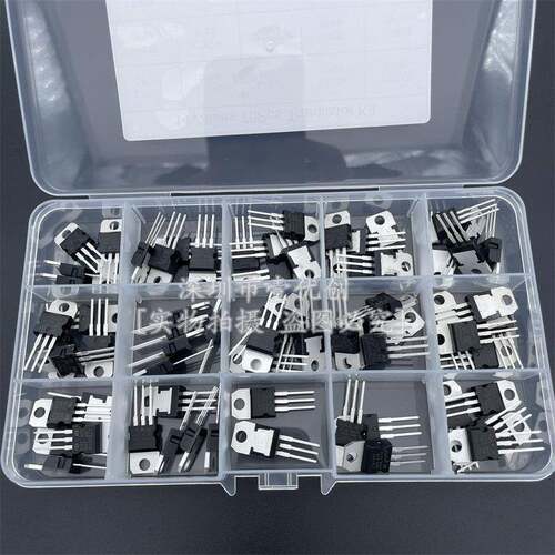 14种70PCS TO-220三端稳压管套装盒L7805/7812/7905/7912/LM317T