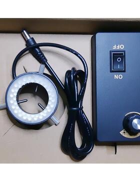 CCD视觉光源金属30mm35mm40mm内径环形可调LED光源显微镜环形光源