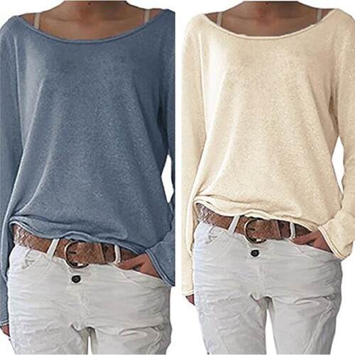 Women's knitted top base shirt 女装针织上衣打底恤
