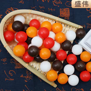 红白黄色塑料球形麻丸蜜丸空心壳厂家批发支持3g6g9g克可定制批发