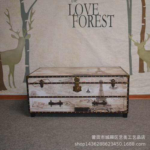 个性茶几北欧风格简约复古客厅家用小户型简易现代电视柜茶几组合