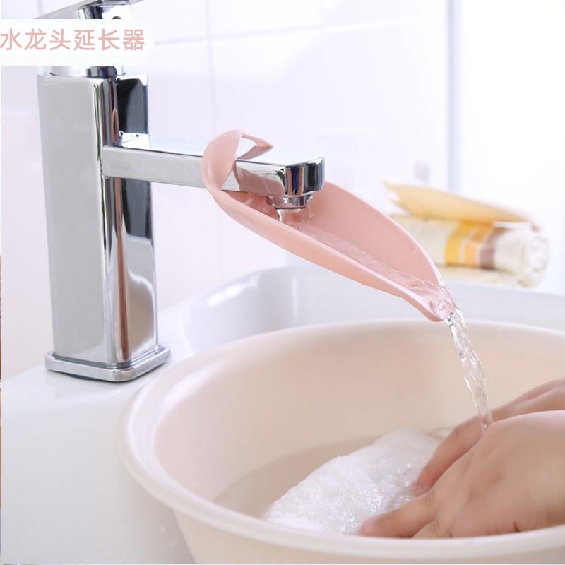 硅胶水龙头延长器水嘴套儿童宝宝洗手导水槽防溅接头引水延伸神器