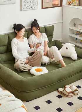 人类狗窝人沙可躺懒可睡双榻MVI榻发米人卧室小沙发网红可折叠沙