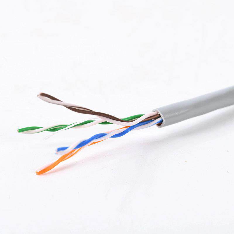 CAT5E超五类超六类纯铜非屏蔽网线室内电脑网络线8芯工程千兆