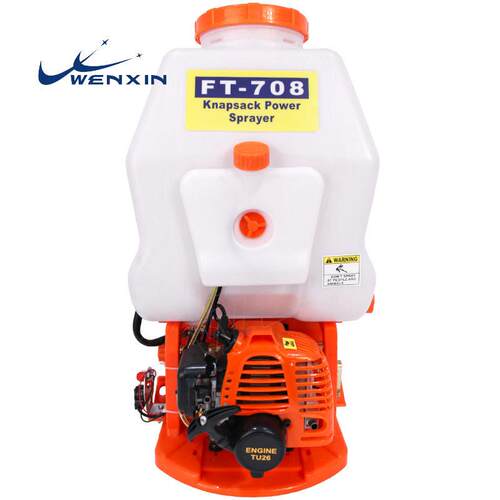 厂商直销708双进水TU26汽油压打机20L背负式动力喷雾器
