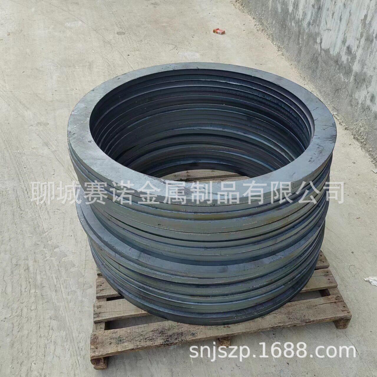 厂家法兰毛坯钢板切割法兰加工定制配重铁加工立杆底座定制