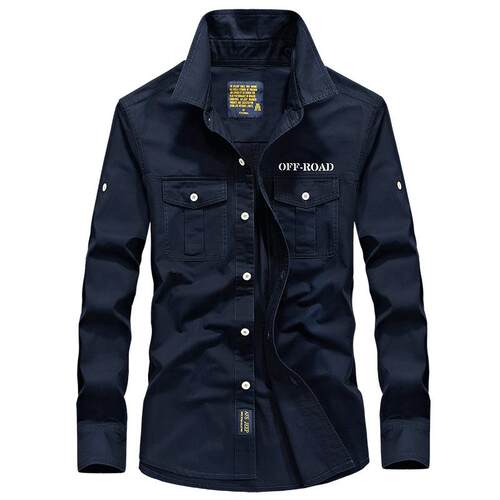 Long sleeved shirt men's plus size shirt top